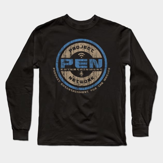 Project Entertainment Network Logo Long Sleeve T-Shirt by Project Entertainment Network